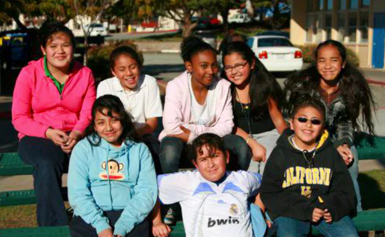 The first group of Dare to Dream students