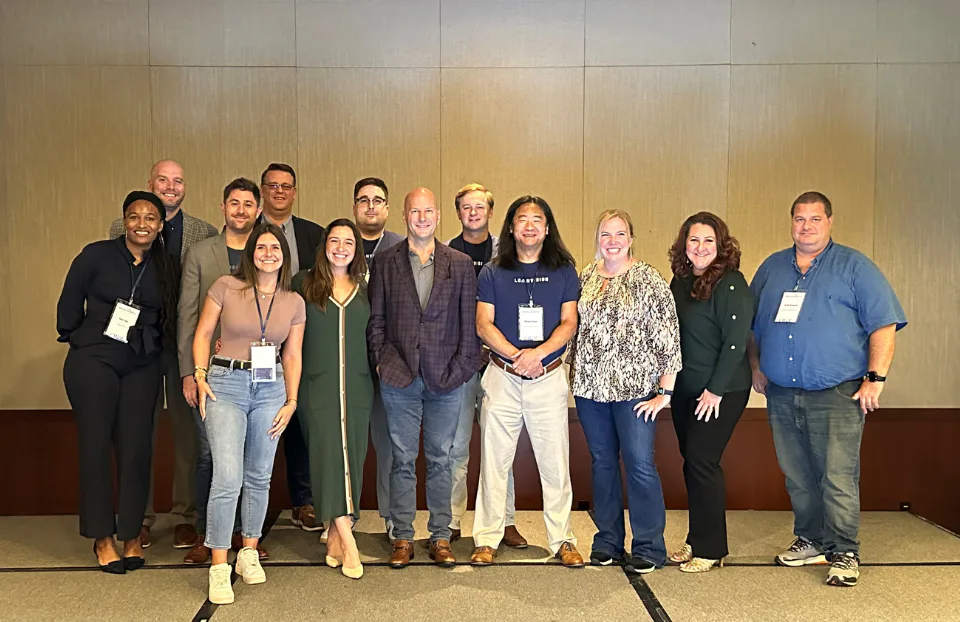 Loan Vision colleagues at an industry conference