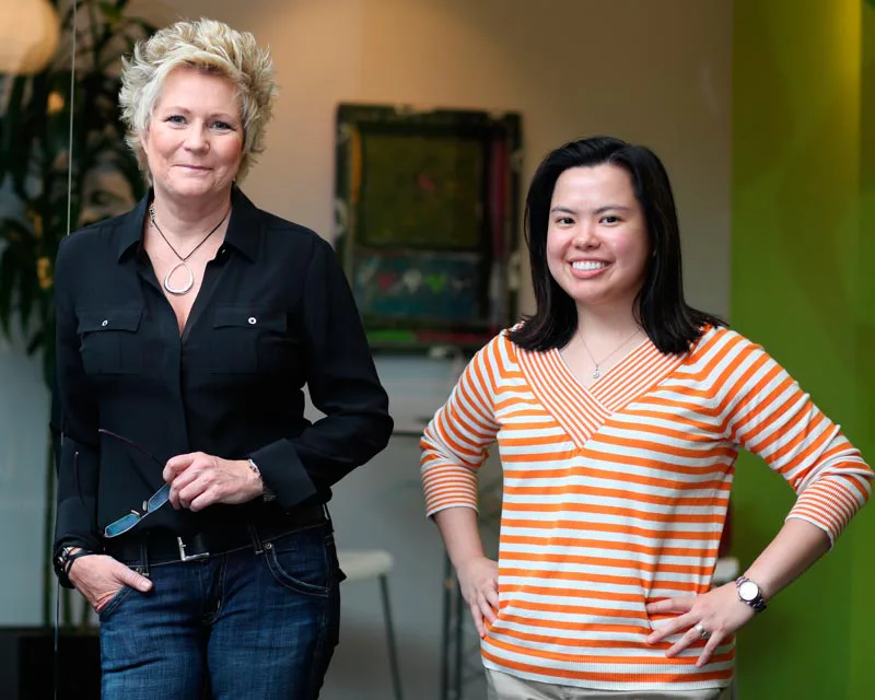 DataDesign founders Nina Rosete and Dawn Verdick
